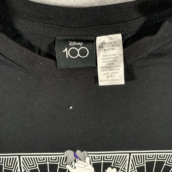 Disney Parks 100th Anniversary Mickey Minnie Donald Daisy Pluto Goofy Shirt L - Picture 2 of 7